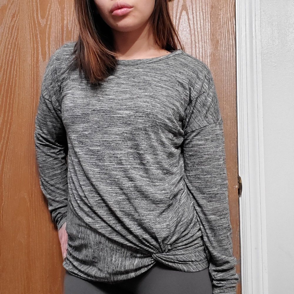 Athleta Twist Knot Long Sleeve Top